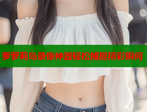 罗萝莉岛录像神器轻松捕捉精彩瞬间